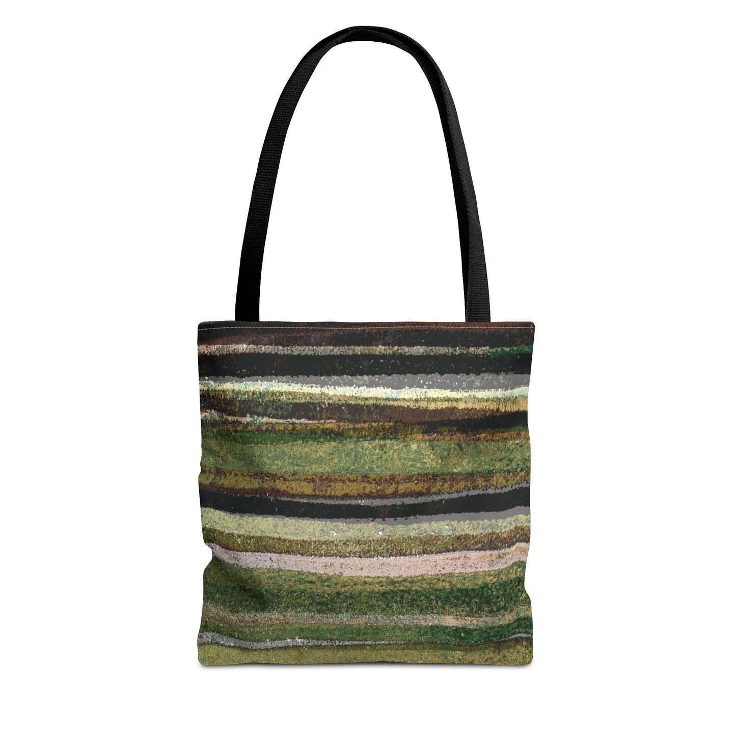 The Everything Tote - Rustic Stripe, Camper Green
