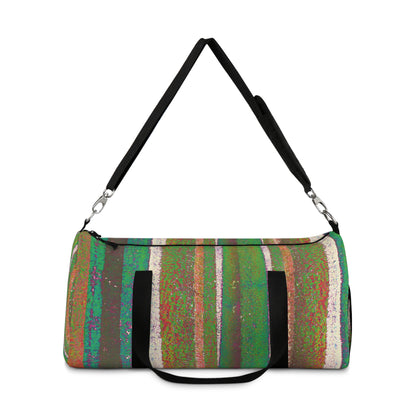 The Durable Duffle Bag - Rustic Stripe, Agave