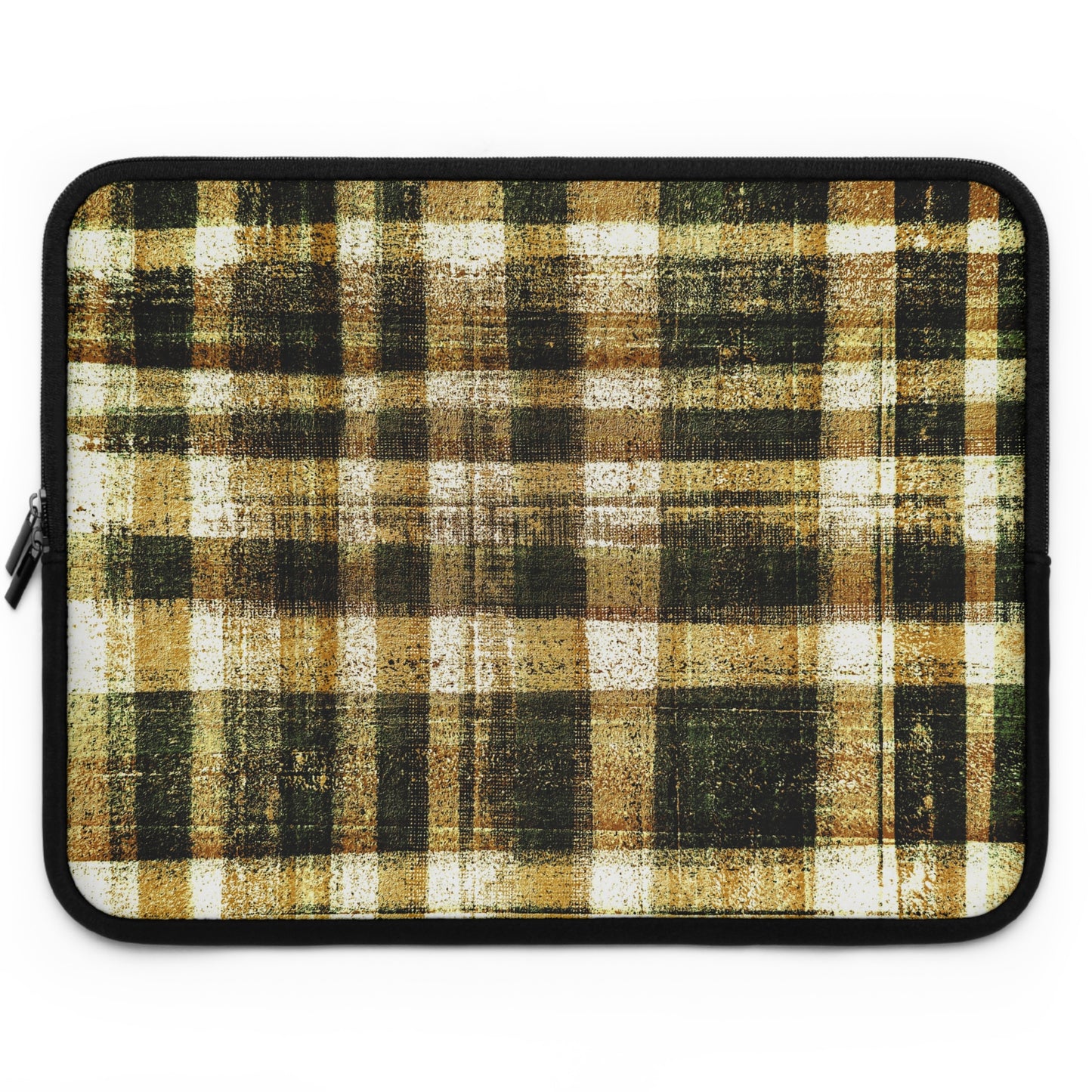 The Laptop Sleeve - Rustic Plaid, Bumblebee