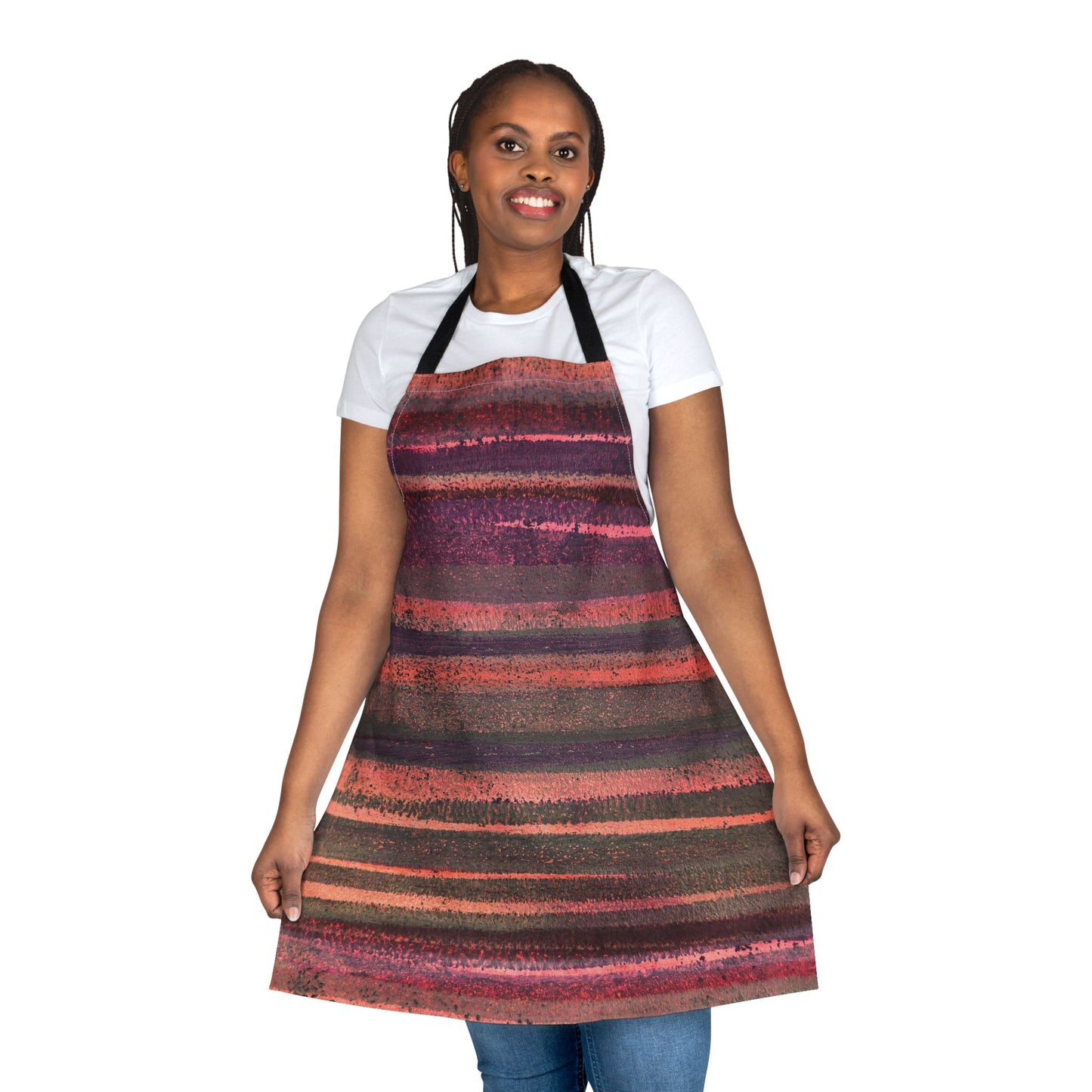 The Maker's Apron - Rustic Stripe, Morning Sunset