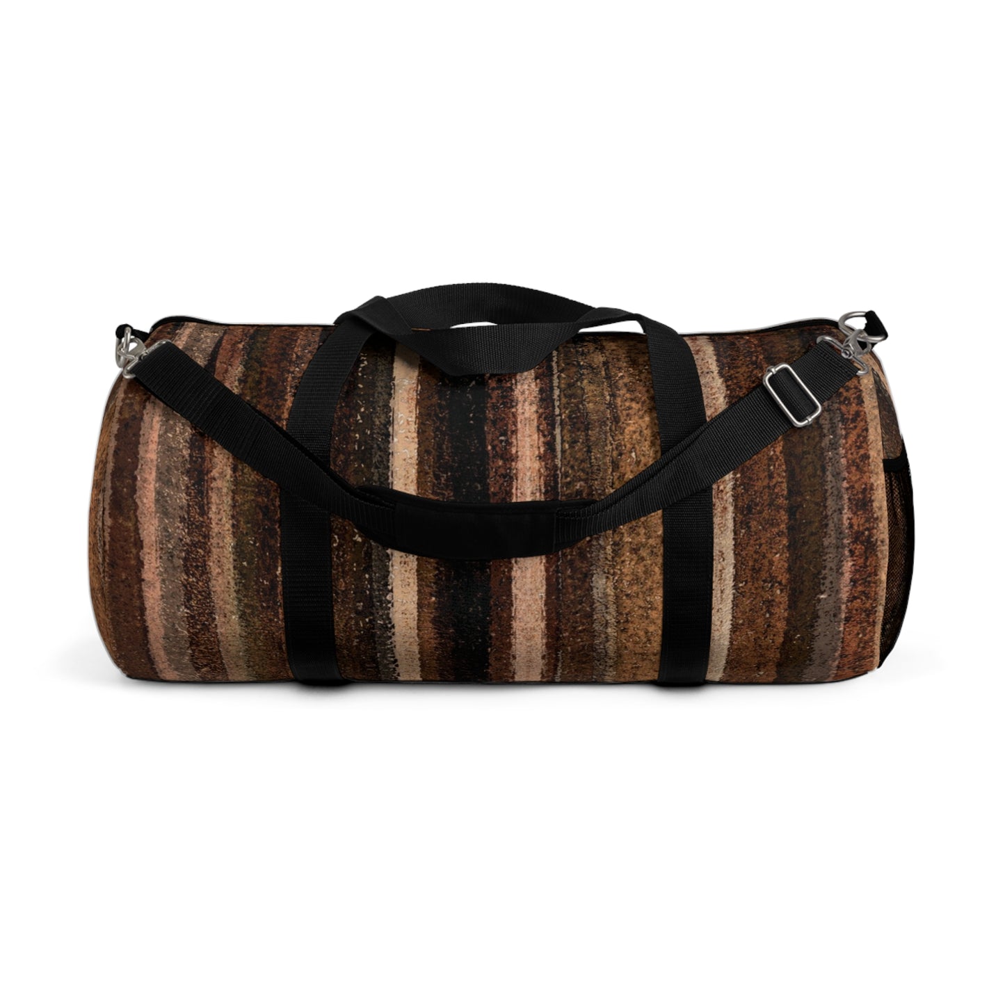 The Durable Duffle Bag - Rustic Stripe, Sepia