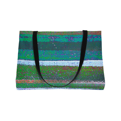 The Weekender Bag - Rustic Stripe, Spirulina