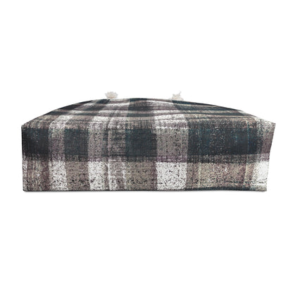 The Weekender Bag - Rustic Plaid, Ink