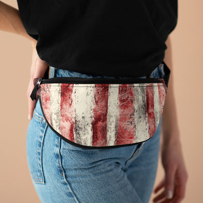 The Artsy Fanny - Rustic Stripe, Sangria