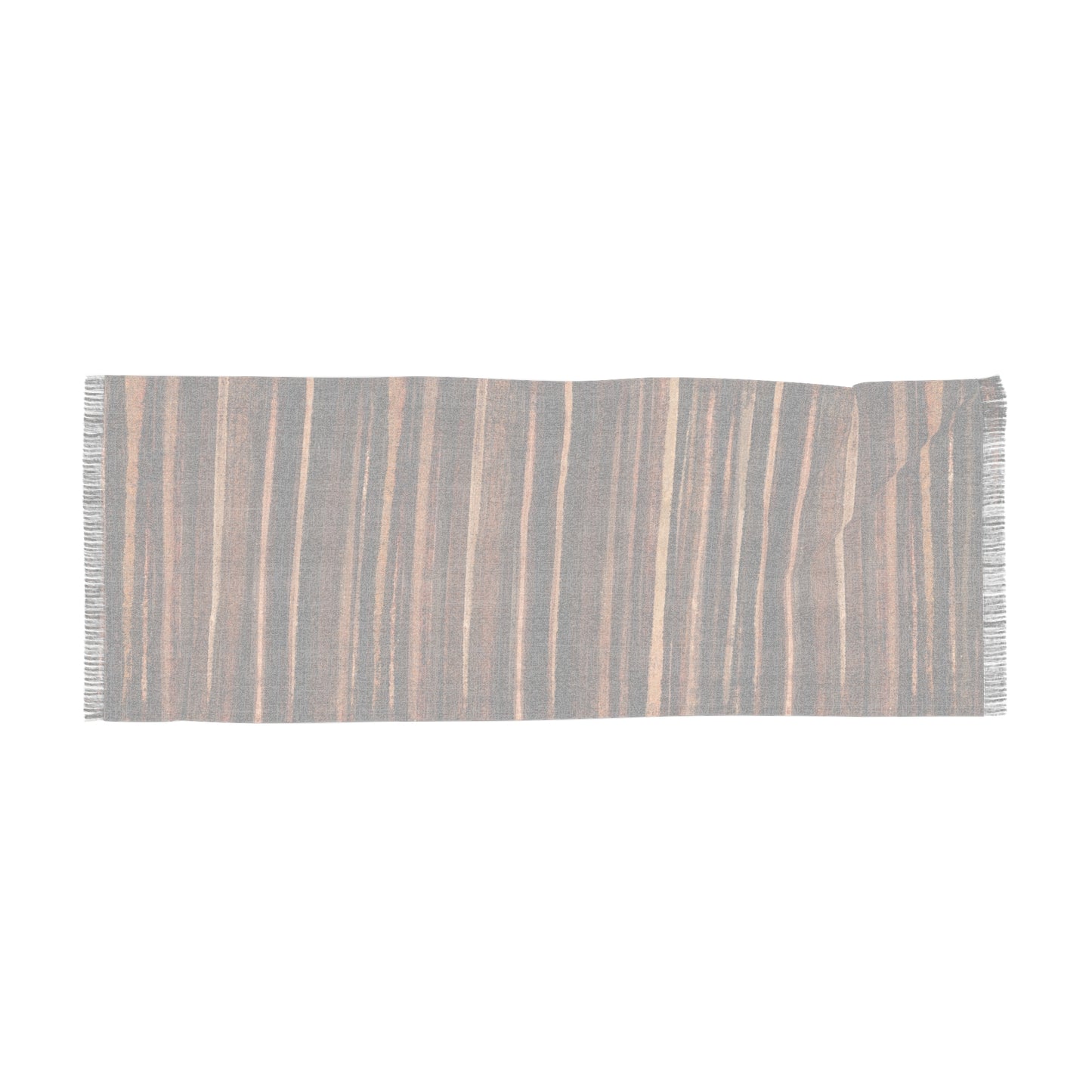The Studio Scarf - Rustic Stripe, Sepia