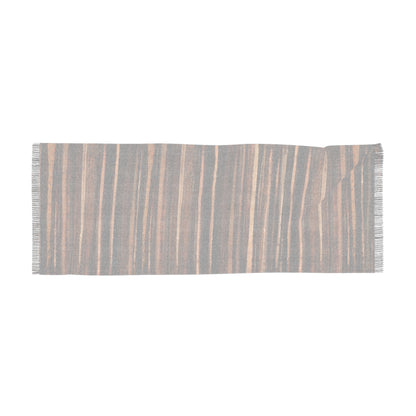 The Studio Scarf - Rustic Stripe, Sepia