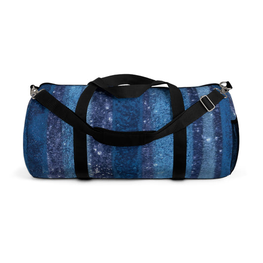 The Duffle Bag - Rustic Stripe, Sapphire