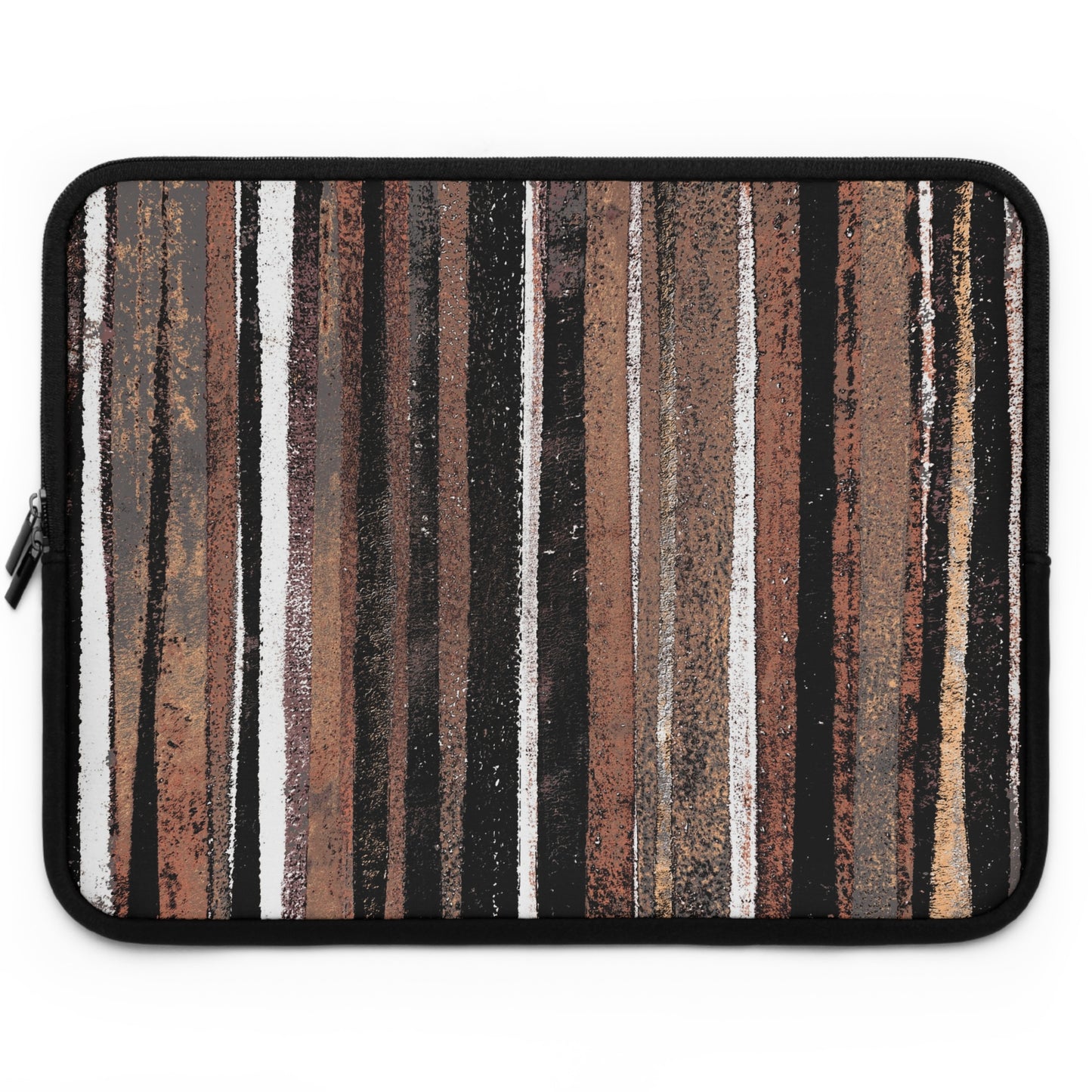 The Laptop Sleeve - Rustic Stripe, Copper Hills