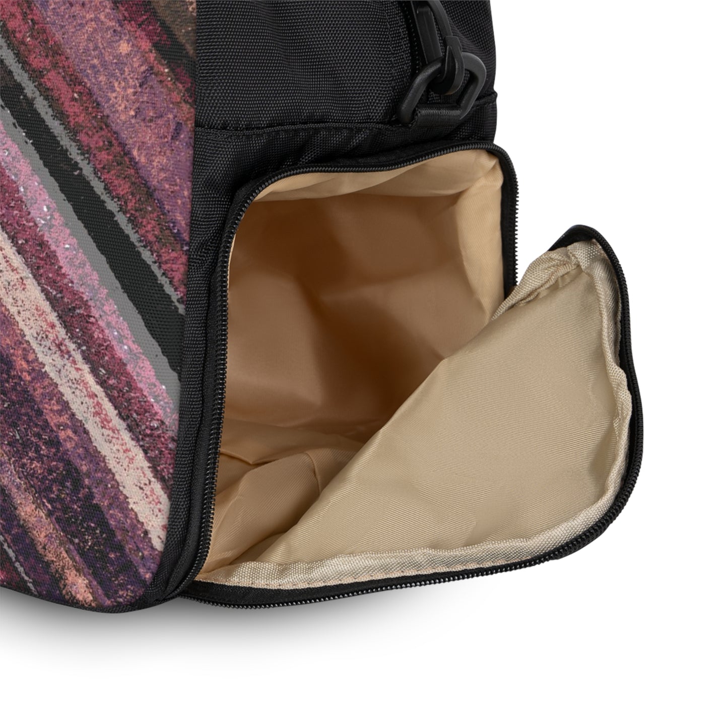 The Gym Bag - Rustic Stripe, Blackberry