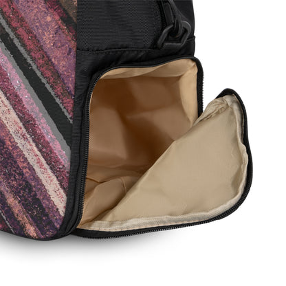The Gym Bag - Rustic Stripe, Blackberry