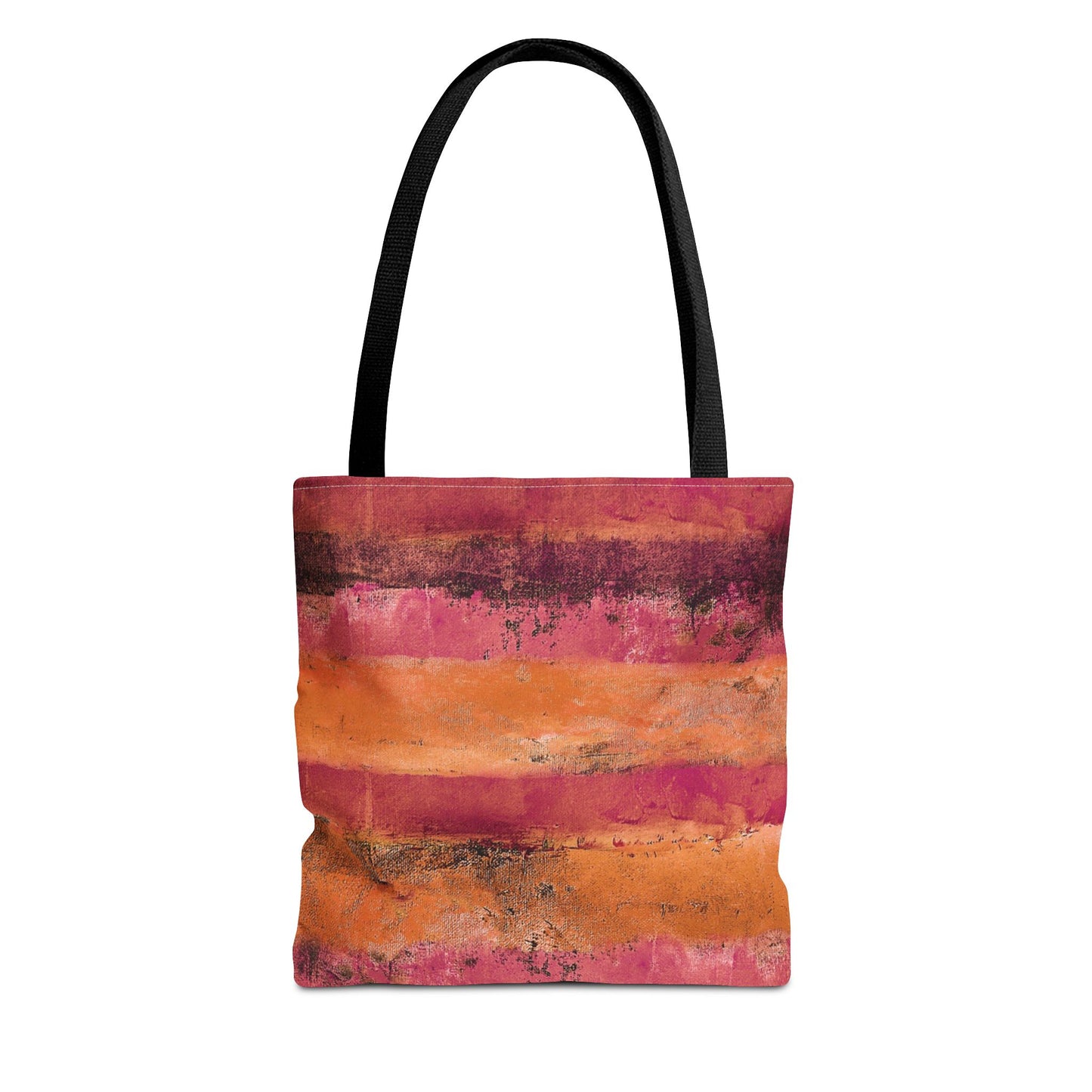 The Everything Tote - Rustic Stripe, Cactus Flower