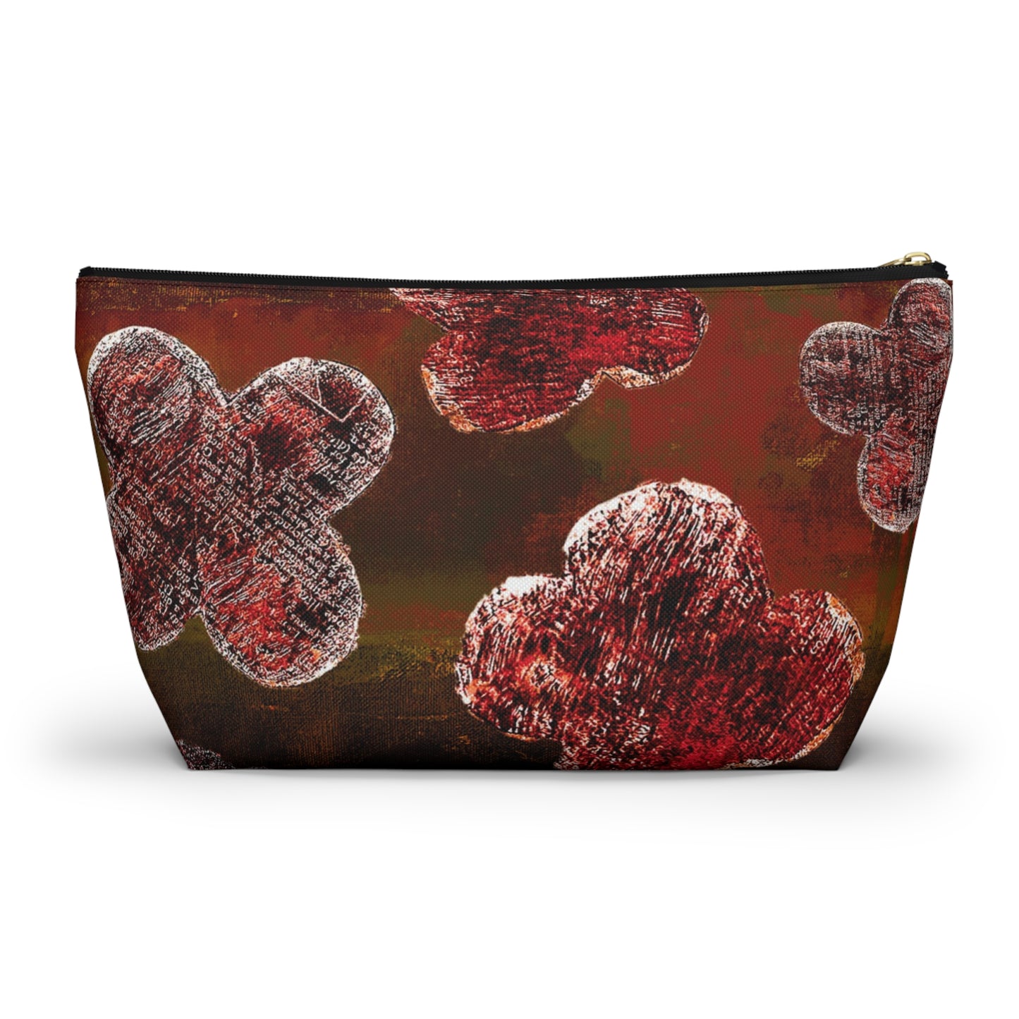 The Accessory Pouch - Bloom, Persimmon