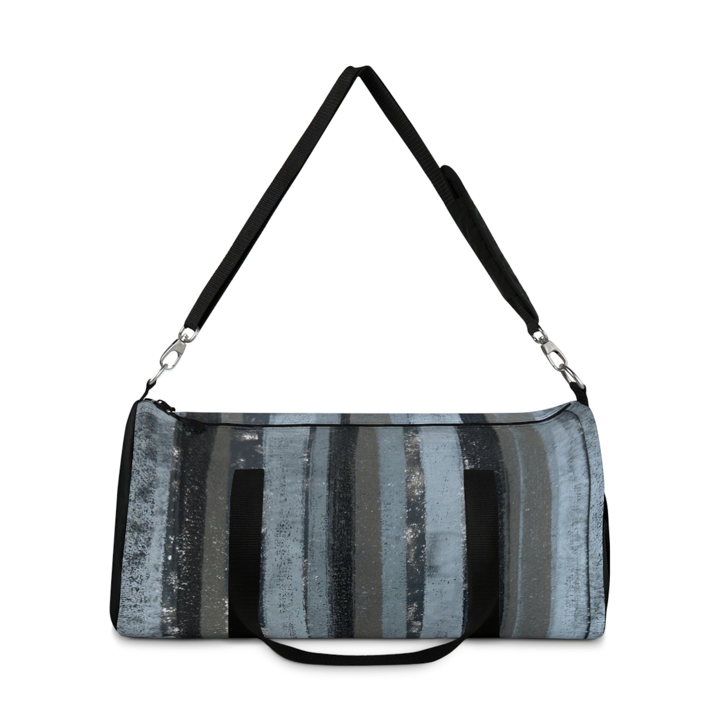 The Durable Duffle Bag - Rustic Stripe, Steel Blue