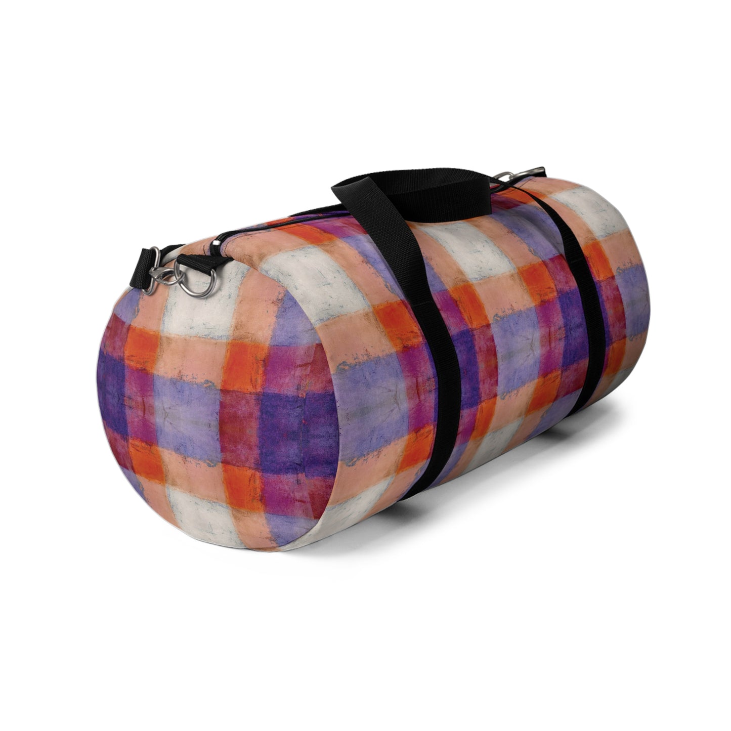 The Durable Duffle Bag - Rustic Plaid, Popsicle