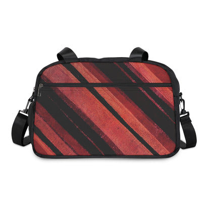 The Gym Bag - Rustic Stripe, Ember