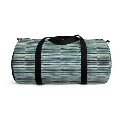 The Durable Duffle Bag - Rustic Stripe, Spa
