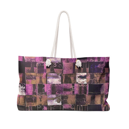 The Weekender Bag - Memory Block, Hyacinth