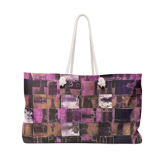 The Weekender Bag - Memory Block, Hyacinth