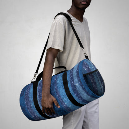 The Durable Duffle Bag - Rustic Stripe, Sapphire