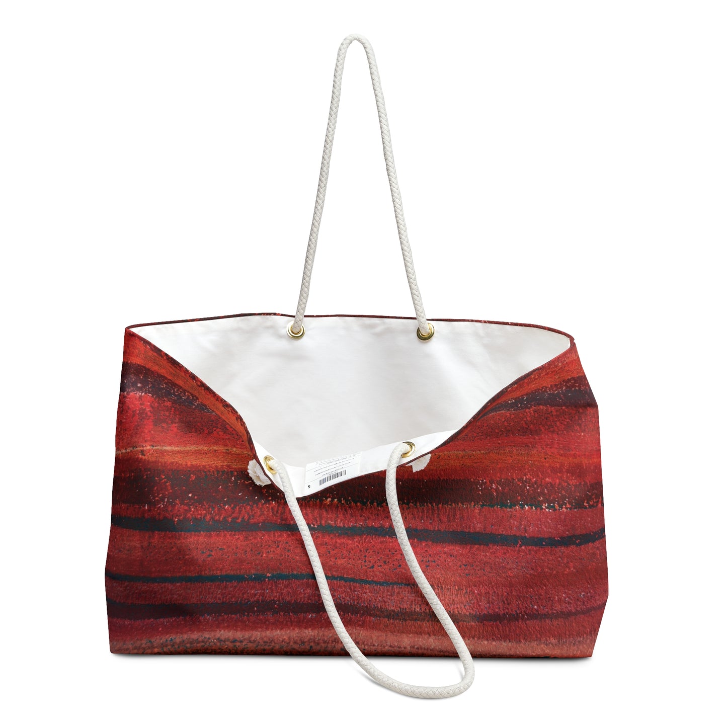 The Weekender Bag - Rustic Stripe, Desert Sunset