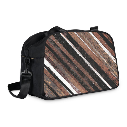 The Gym Bag - Rustic Stripe, Copper Hills