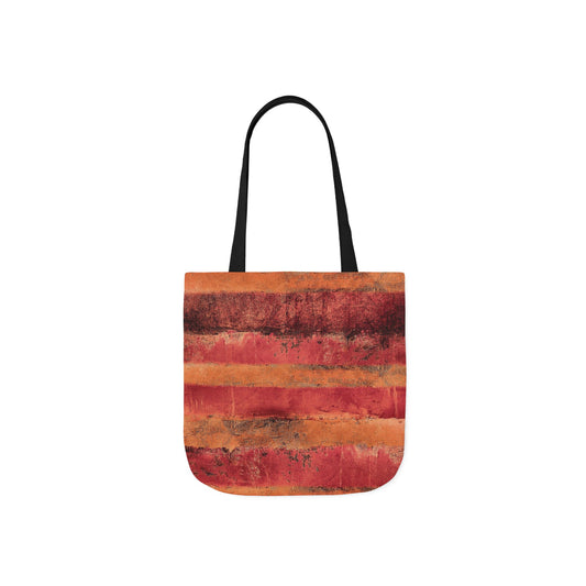 The Soft Tote - Rustic Stripe, Cactus Flower