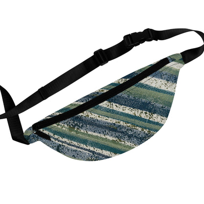 The Artsy Fanny - Rustic Stripe, Beach Glass