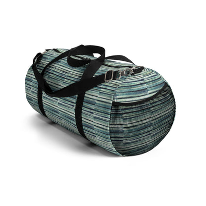 The Durable Duffle Bag - Rustic Stripe, Spa