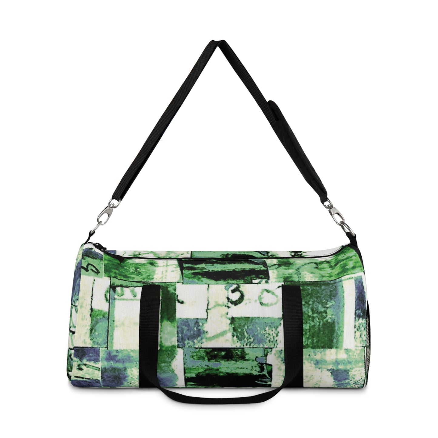 The Durable Duffle Bag - Memory Block, Lime