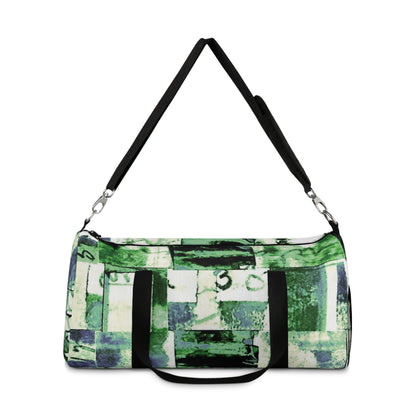 The Durable Duffle Bag - Memory Block, Lime