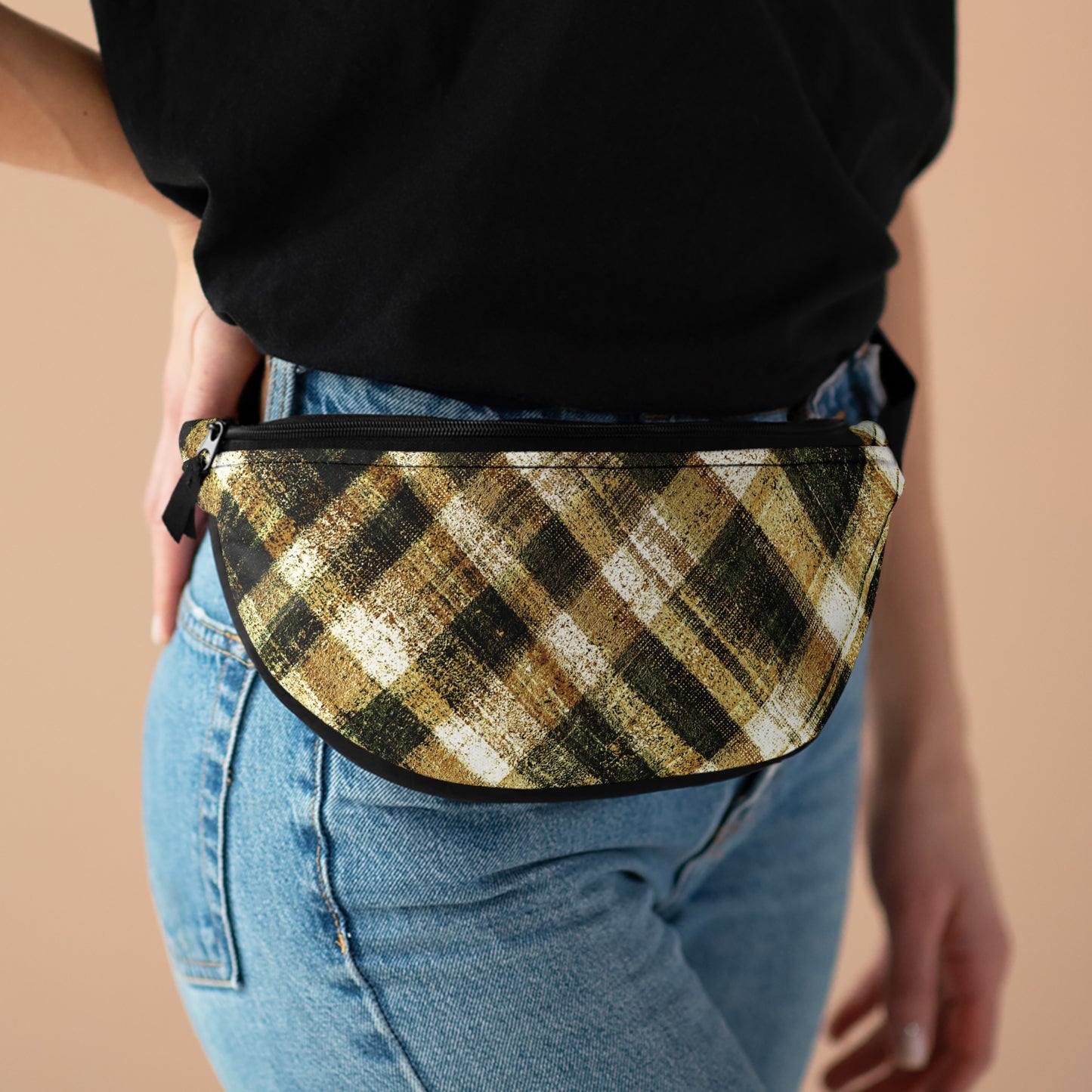 The Artsy Fanny - Rustic Plaid, Bumblebee