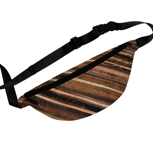 The Artsy Fanny - Rustic Stripe, Sepia