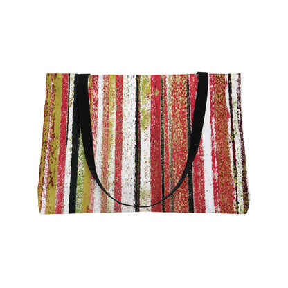 The Weekender Tote - Rustic Stripe, Fiesta