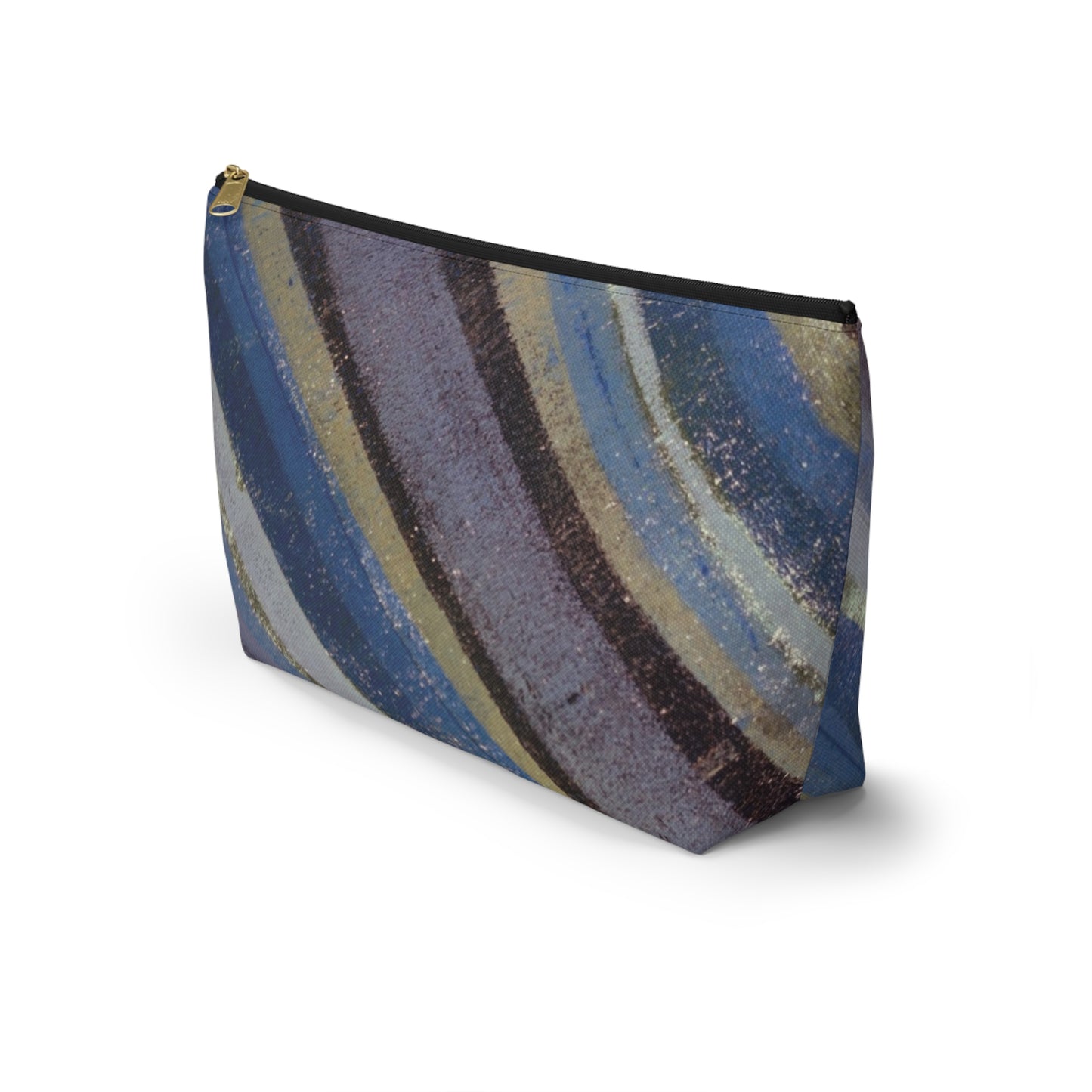The Accessory Pouch - Rustic Stripe, Purple Mountains