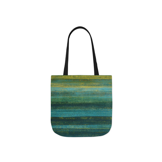 The Soft Tote - Rustic Stripe,  Algae