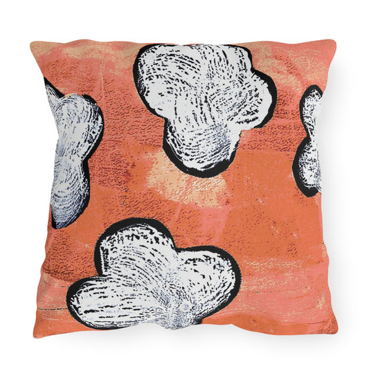 The Outdoor Pillow - Bloom, Tangerine