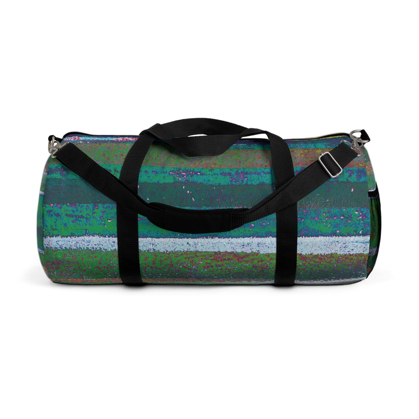 The Durable Duffle Bag - Rustic Stripe, Spirulina