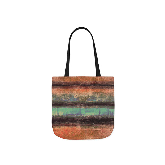 The Soft Tote - Rustic Stripe, Desert Sunset