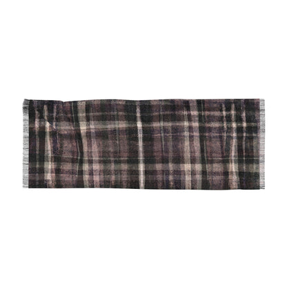 The Studio Scarf - Rustic Plaid, Mulberry