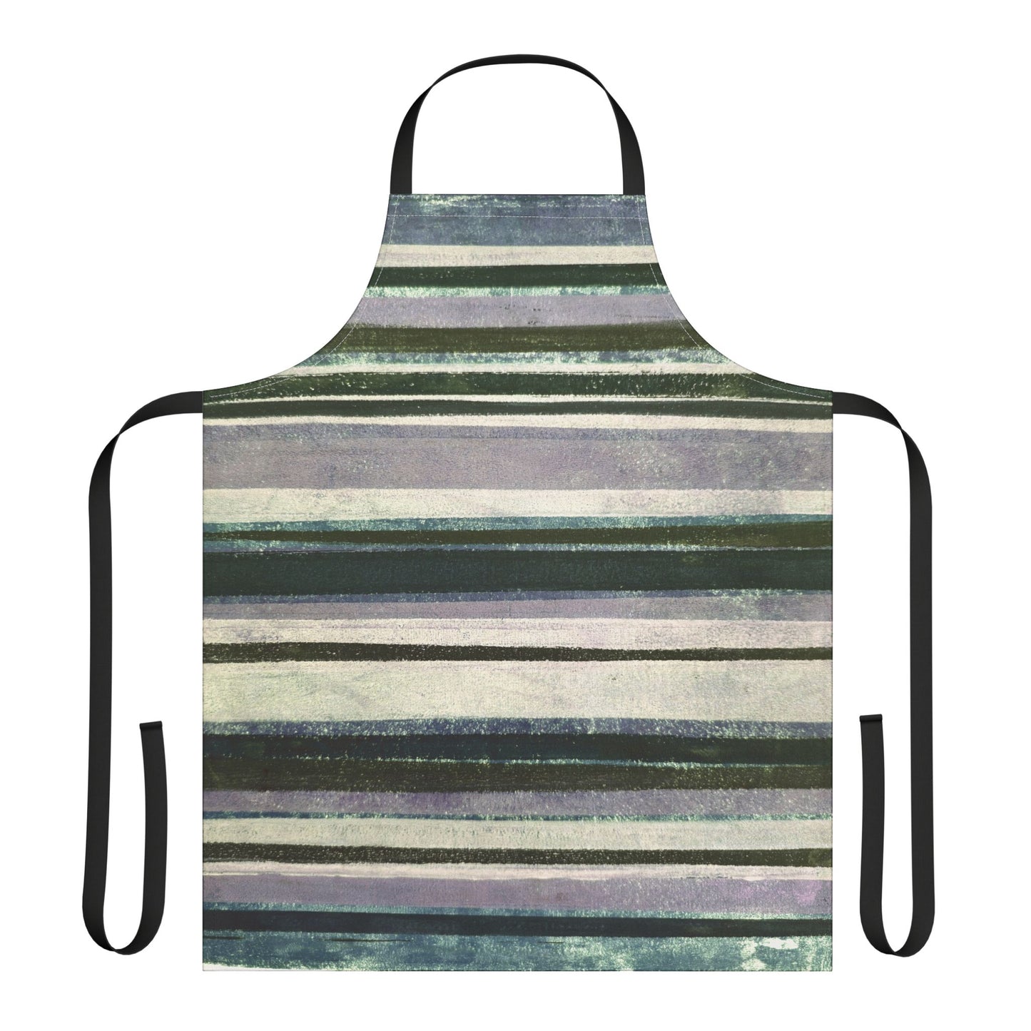 The Maker's Apron - Rustic Stripe, Foggy Day
