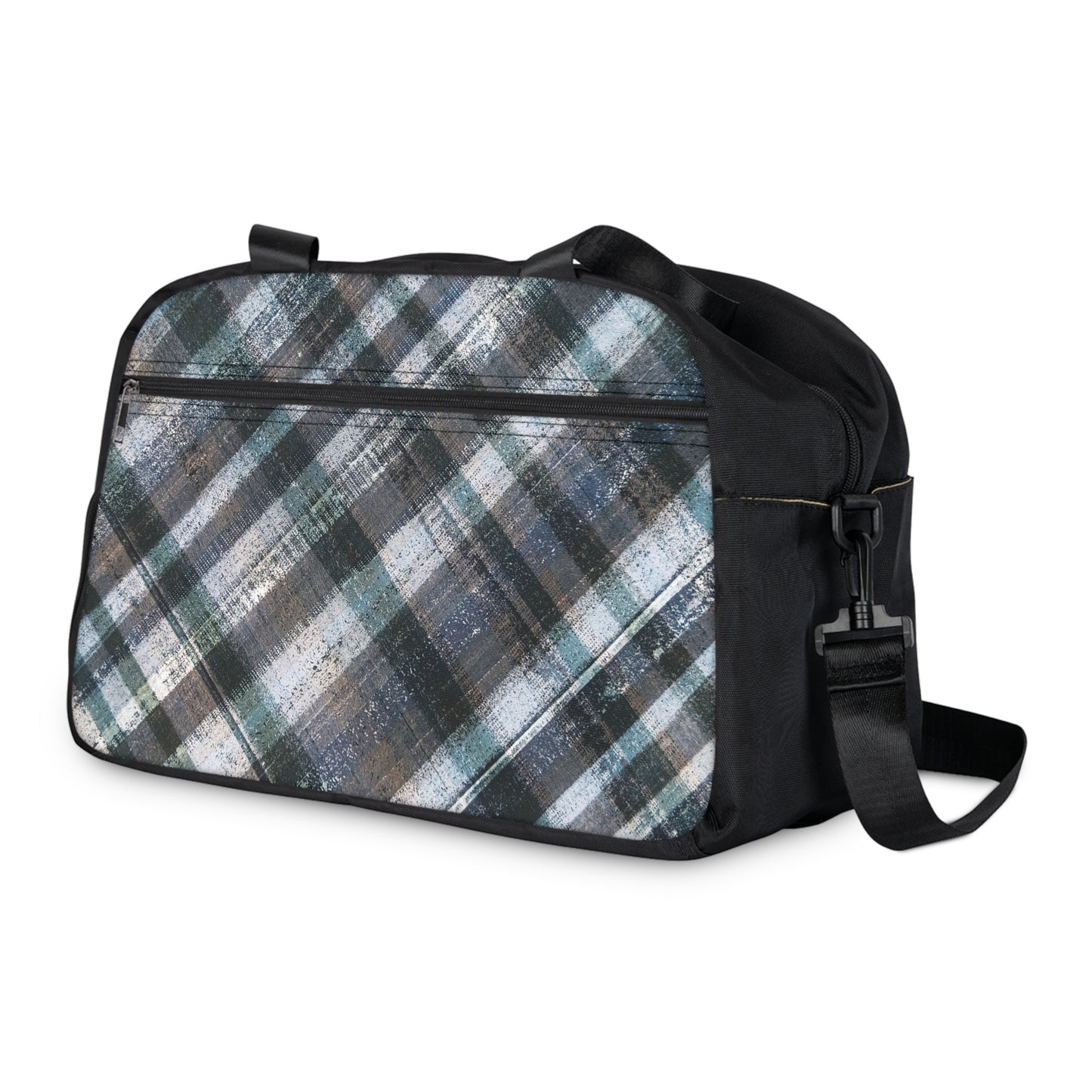The Gym Bag - Rustic Plaid, Storm