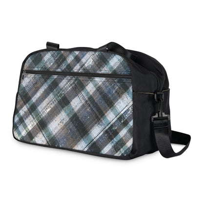 The Gym Bag - Rustic Plaid, Storm