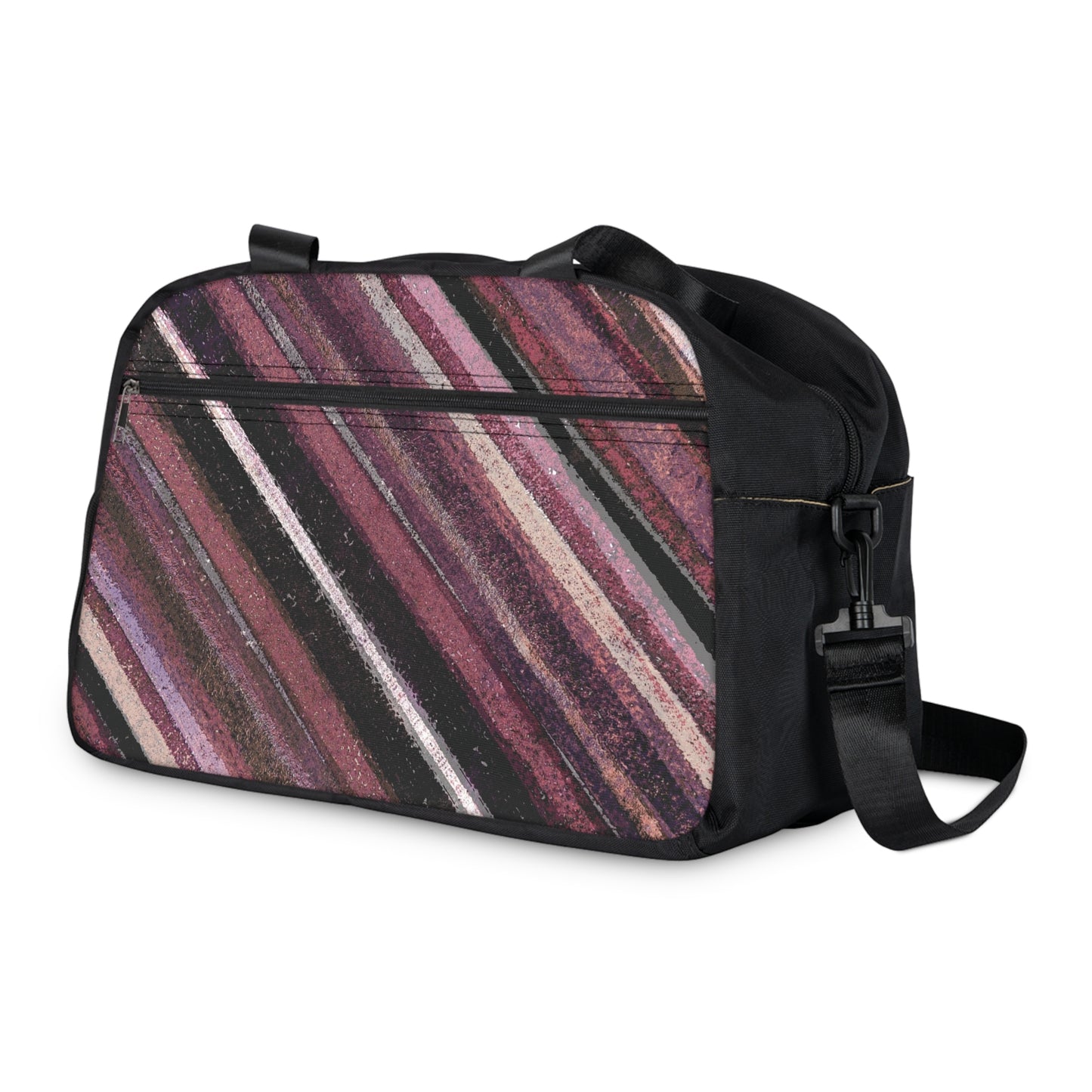 The Gym Bag - Rustic Stripe, Blackberry