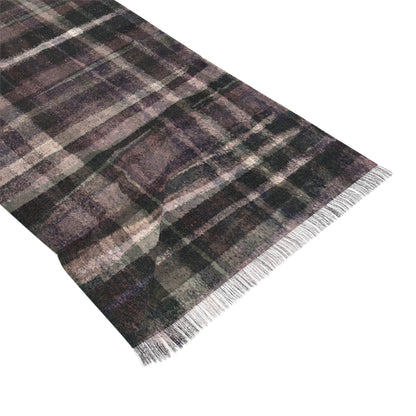 The Studio Scarf - Rustic Plaid, Mulberry