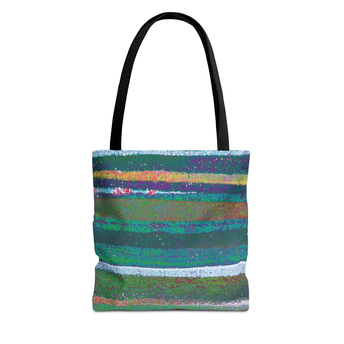 The Everything Tote - Rustic Stripe, Spirulina