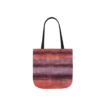 The Soft Tote - Rustic Stripe, Sangria