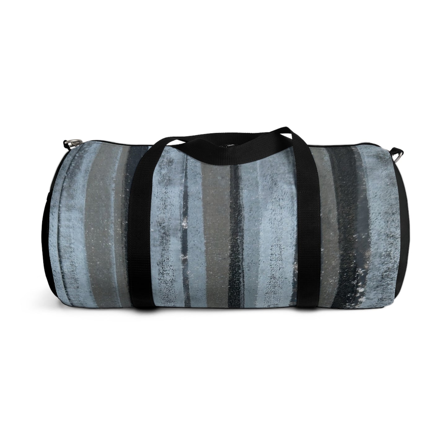 The Durable Duffle Bag - Rustic Stripe, Steel Blue