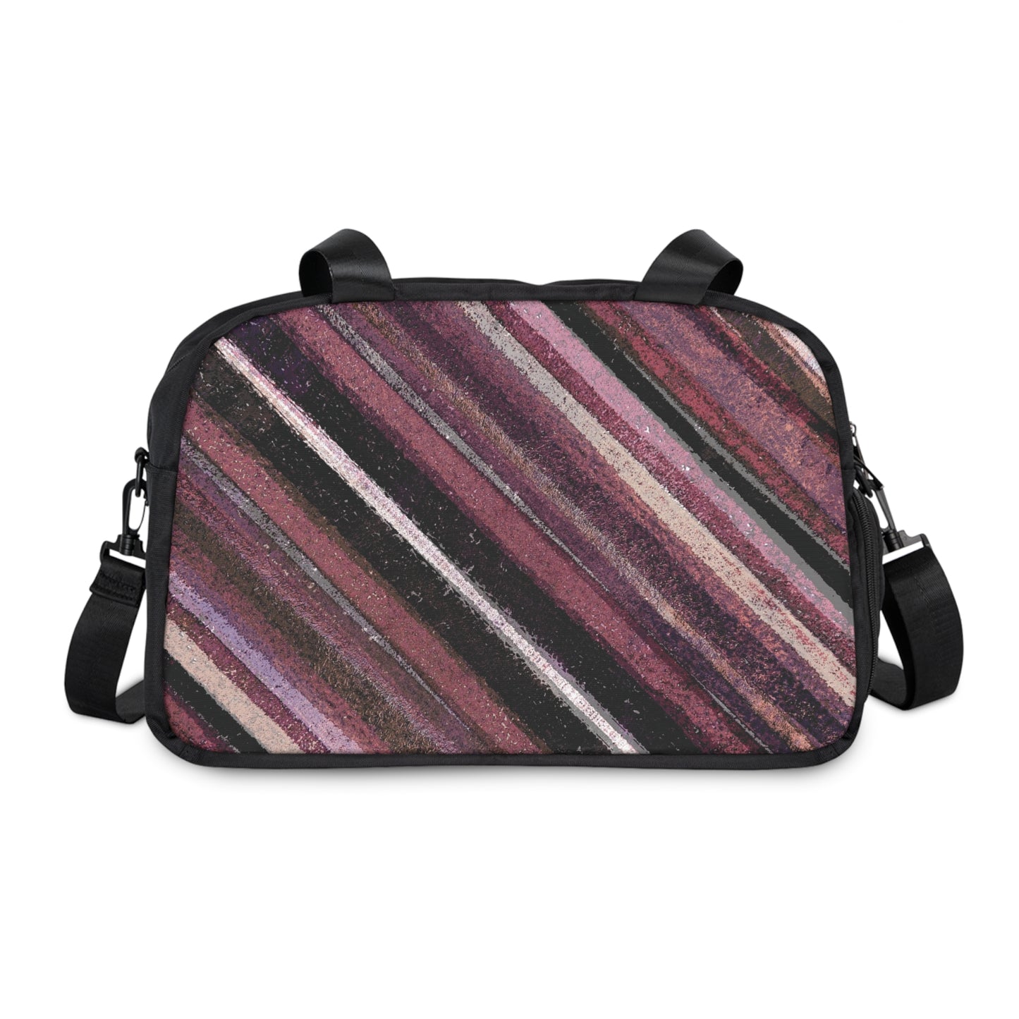 The Gym Bag - Rustic Stripe, Blackberry