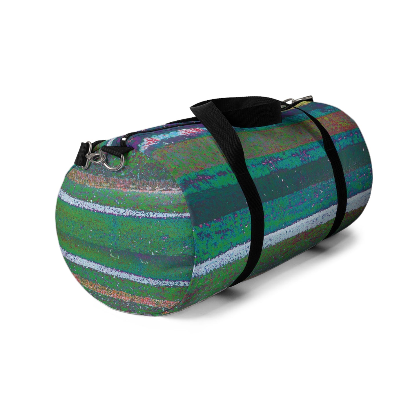 The Durable Duffle Bag - Rustic Stripe, Spirulina