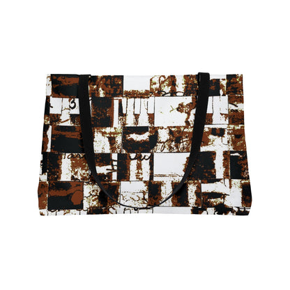 The Weekender Bag - Memory Block, Sepia